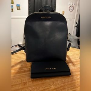 Michael Kors Navy Blue Back Pack Style Bag. New Without Tags. Asking $125.00